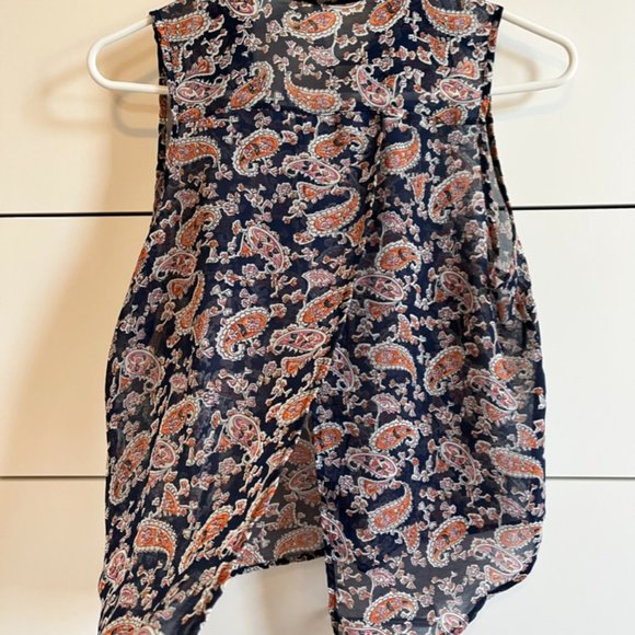 Paisley Chiffon Blouse - Picture 2 of 2